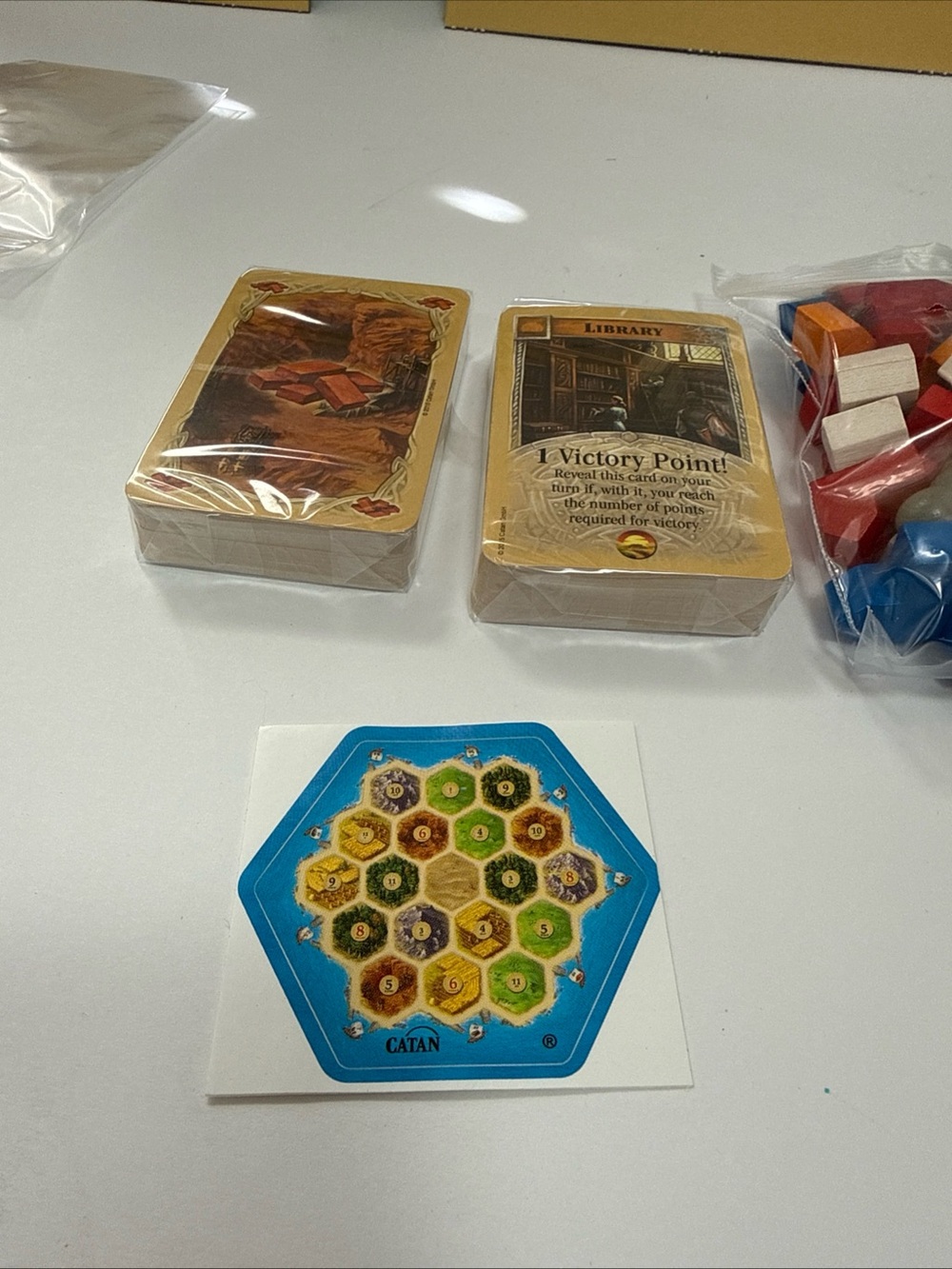 Catan Board Game - new open box. - Picture 7 of 10
